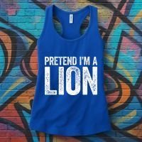 Pretend IM A Lion Matching Costume Women's Tank Top thumb 3