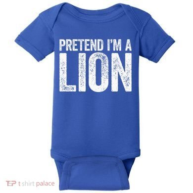 Pretend IM A Lion Matching Costume Baby Bodysuit