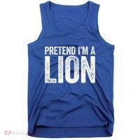 Pretend IM A Lion Matching Costume Tank Top thumb 0