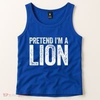 Pretend IM A Lion Matching Costume Tank Top thumb 2