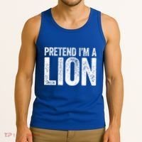 Pretend IM A Lion Matching Costume Tank Top thumb 3