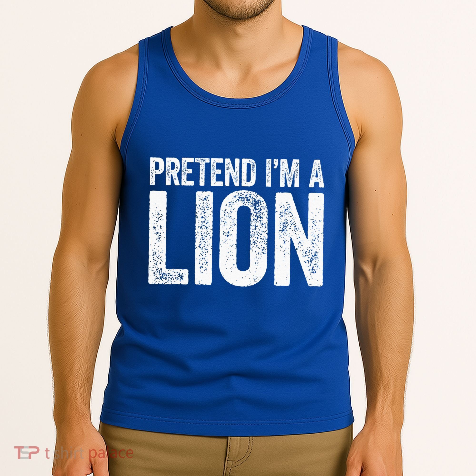 Pretend IM A Lion Matching Costume Tank Top