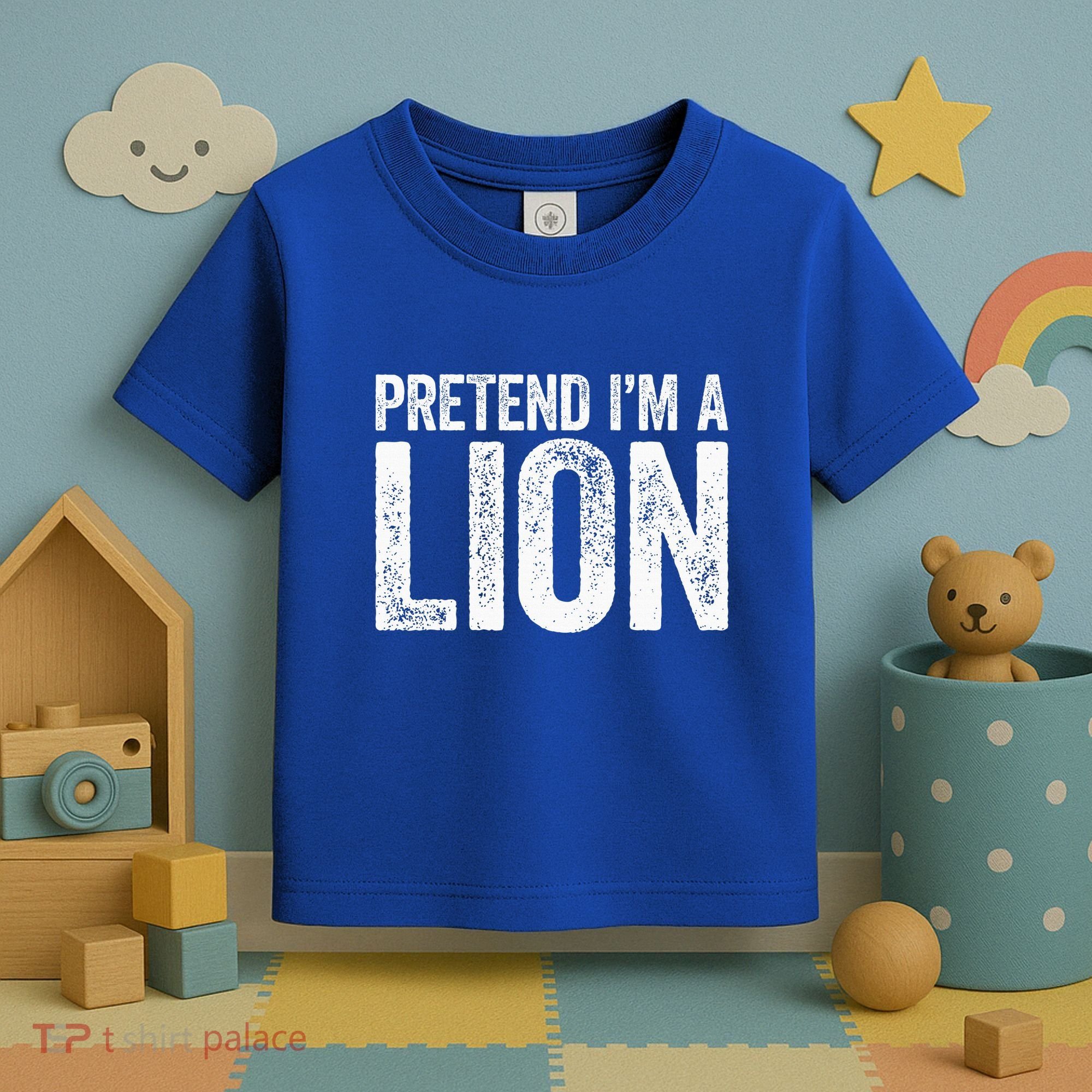 Pretend IM A Lion Matching Costume Toddler T-Shirt