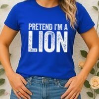 Pretend IM A Lion Matching Costume Women's T-Shirt thumb 2