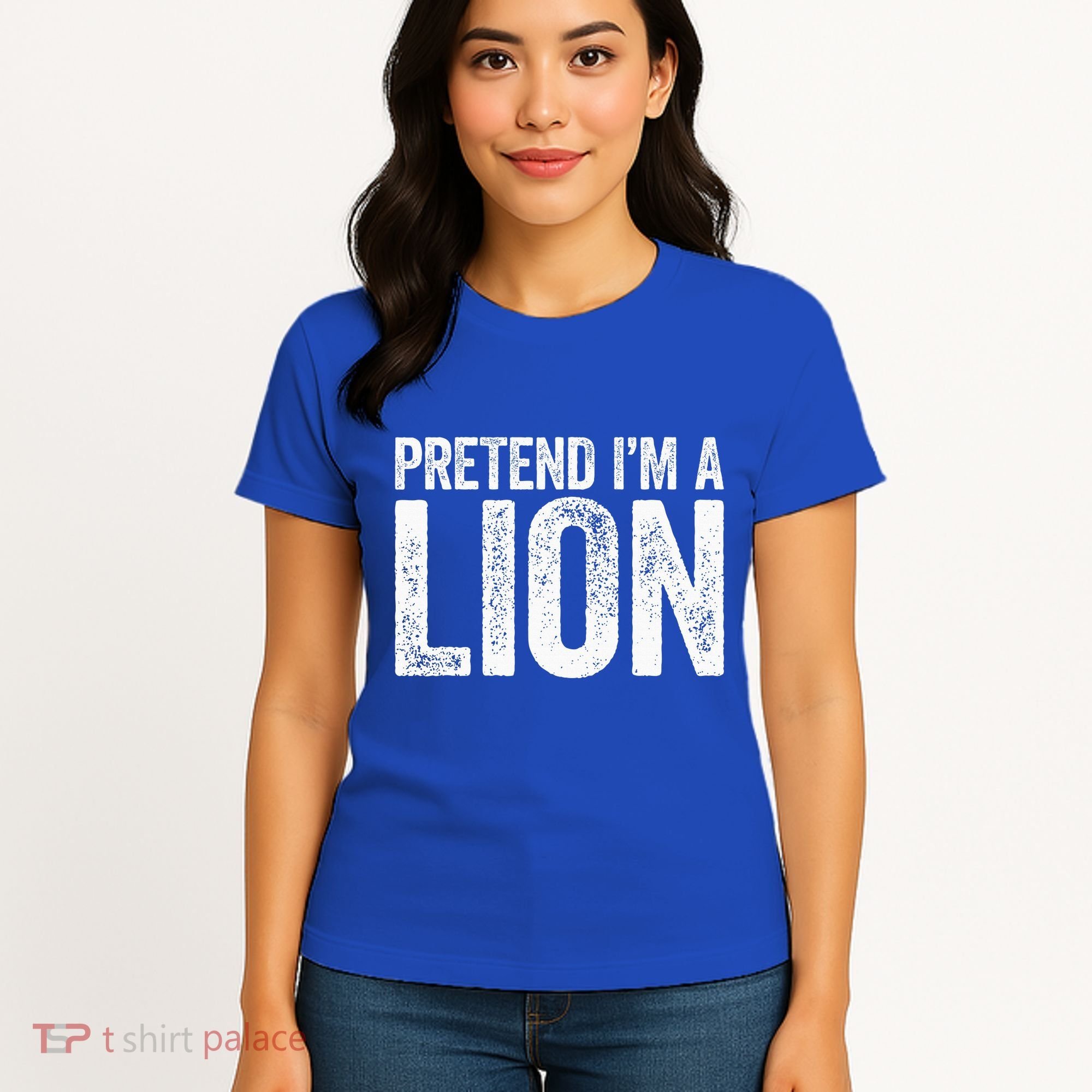 Pretend IM A Lion Matching Costume Women's T-Shirt