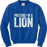 Pretend IM A Lion Matching Costume Kids Sweatshirt thumb 0