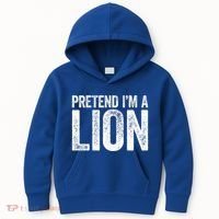 Pretend IM A Lion Matching Costume Kids Hoodie thumb 0