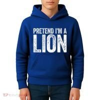 Pretend IM A Lion Matching Costume Kids Hoodie thumb 4