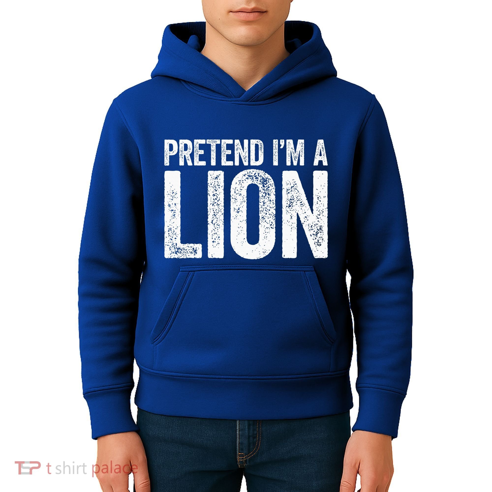Pretend IM A Lion Matching Costume Kids Hoodie