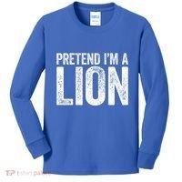 Pretend IM A Lion Matching Costume Kids Long Sleeve Shirt thumb 0