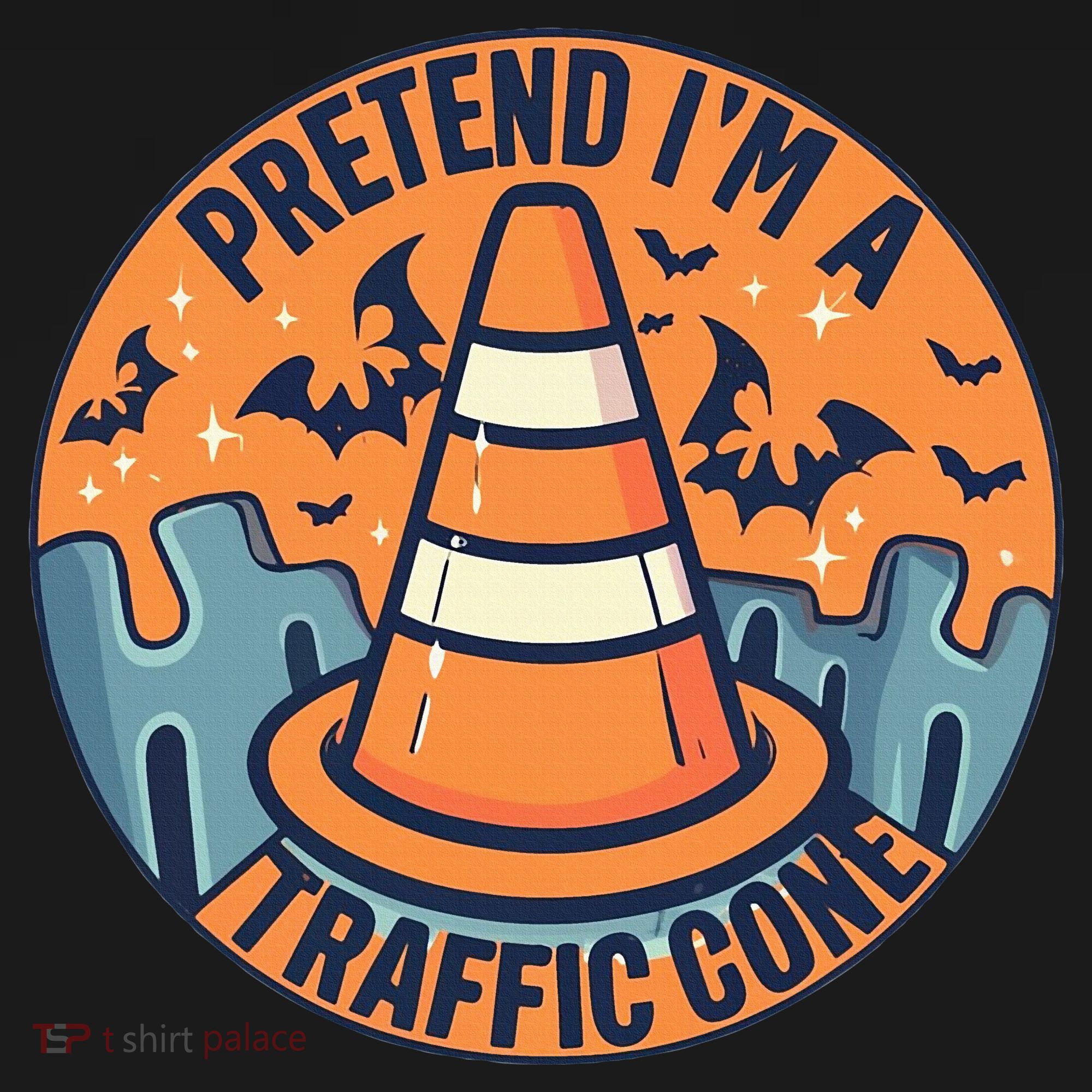 PRETEND IM A TRAFFIC CONE Halloween Costume Mousepad