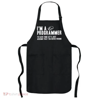 Programmer Is Always Right Software Engineer Programming Gift Apron