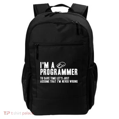 Programmer Is Always Right Software Engineer Programming Gift Backpack