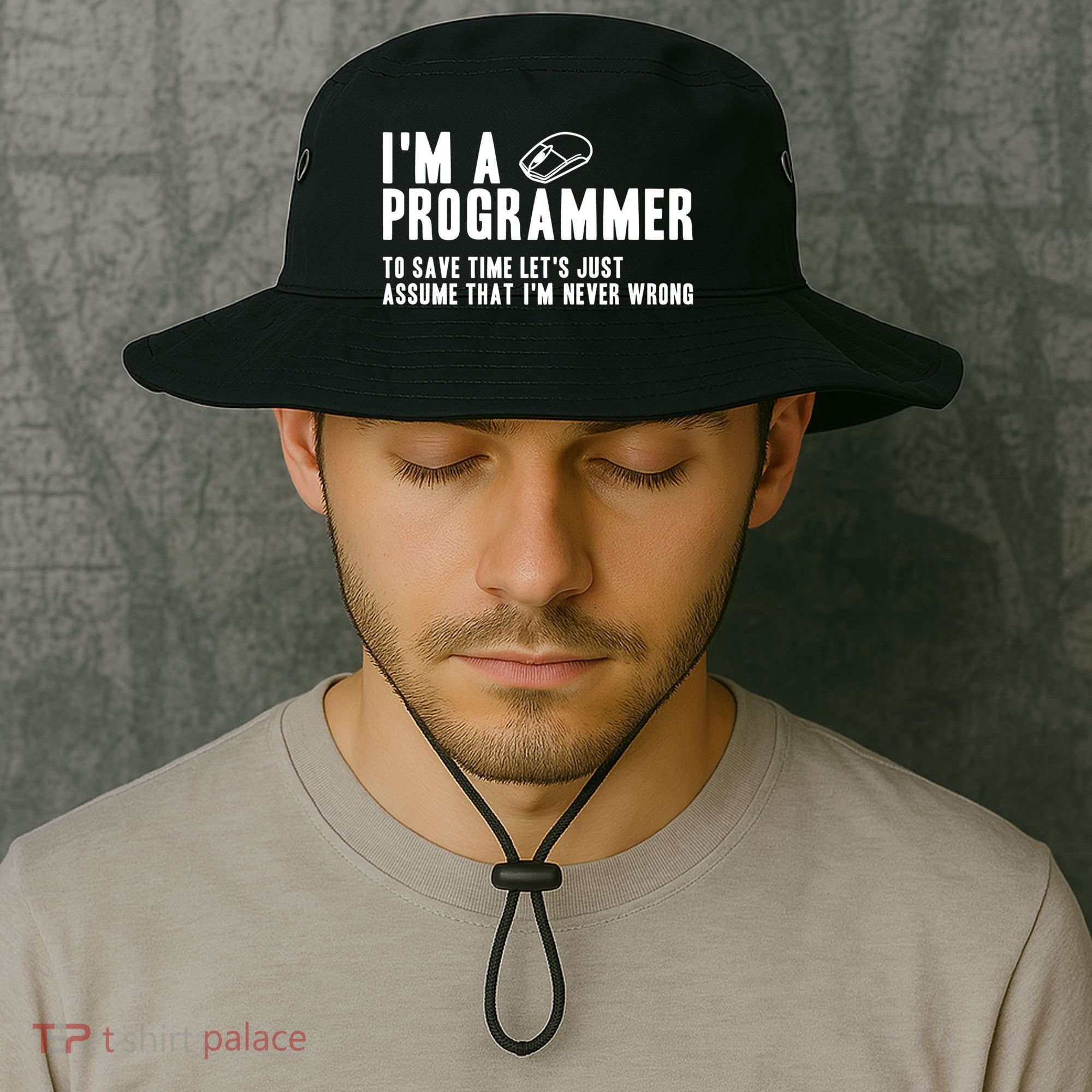 Programmer Is Always Right Software Engineer Programming Gift Bucket Hat