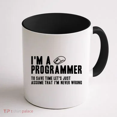 Programmer Is Always Right Software Engineer Programming Gift Coffee Mug back