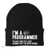 Programmer Is Always Right Software Engineer Programming Gift Beanie thumb 0