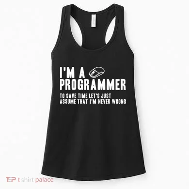Programmer Is Always Right Software Engineer Programming Gift Women's Tank Top