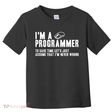 Programmer Is Always Right Software Engineer Programming Gift Toddler T-Shirt