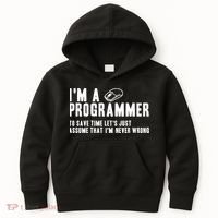 Programmer Is Always Right Software Engineer Programming Gift Kids Hoodie thumb 0