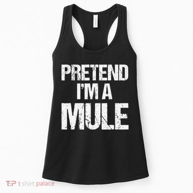 Pretend I'm A Bat Funny Lazy Halloween Costume Women's Tank Top