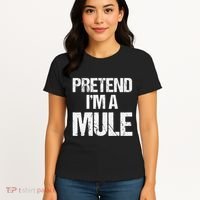 Pretend I'm A Bat Funny Lazy Halloween Costume Women's T-Shirt thumb 4