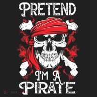 Pretend I'm A Pirate Costume Party Funny Halloween Pirate Tumbler thumb 3