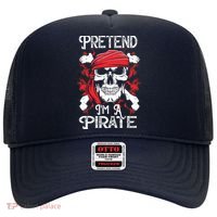 Pretend I'm A Pirate Costume Party Funny Halloween Pirate Hat thumb 0