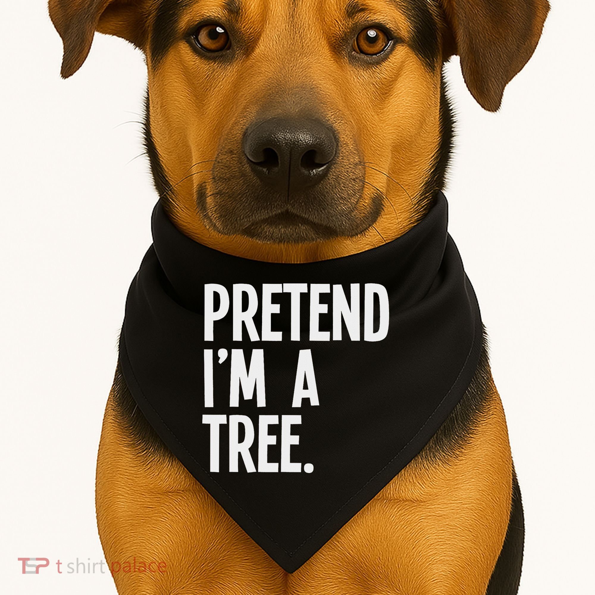 Pretend I'm A Tree Funny Halloween Party Costume USA-Made Doggie Bandana