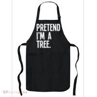 Pretend I'm A Tree Funny Halloween Party Costume Apron thumb 0