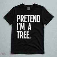 Pretend I'm A Tree Funny Halloween Party Costume T-Shirt thumb 5