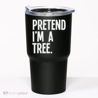 Pretend I'm A Tree Funny Halloween Party Costume Tumbler thumb 0