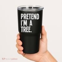 Pretend I'm A Tree Funny Halloween Party Costume Tumbler thumb 2