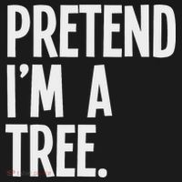 Pretend I'm A Tree Funny Halloween Party Costume Mousepad thumb 1