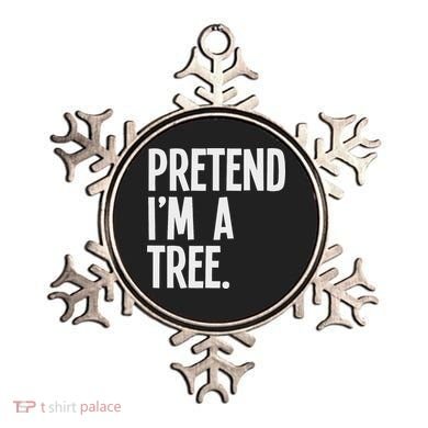 Pretend I'm A Tree Funny Halloween Party Costume Ornament