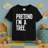 Pretend I'm A Tree Funny Halloween Party Costume Toddler T-Shirt thumb 3