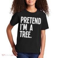 Pretend I'm A Tree Funny Halloween Party Costume Kids T-Shirt thumb 2
