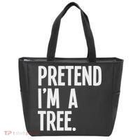 Pretend I'm A Tree Funny Halloween Party Costume Tote Bag thumb 0