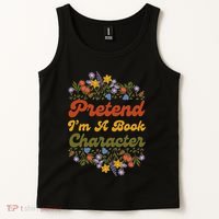 Pretend IM A Book Character Tank Top thumb 2