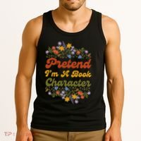 Pretend IM A Book Character Tank Top thumb 3