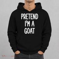 Pretend I'm A Goat Costume Hoodie thumb 0