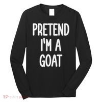 Pretend I'm A Goat Costume Long Sleeve Shirt thumb 0