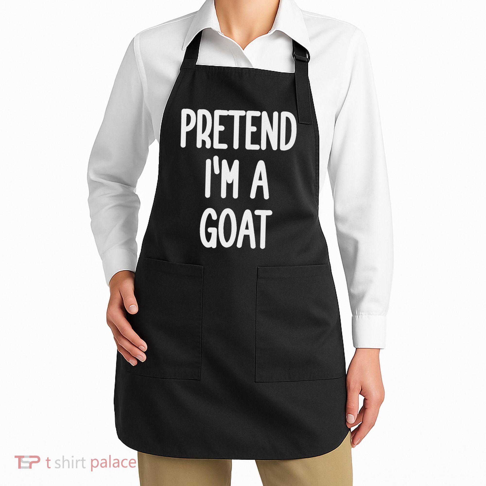 Pretend I'm A Goat Costume Apron