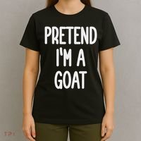 Pretend I'm A Goat Costume T-Shirt thumb 4