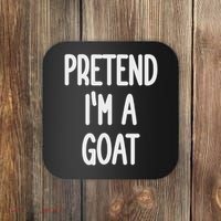 Pretend I'm A Goat Costume Coaster thumb 0