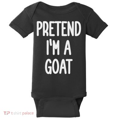 Pretend I'm A Goat Costume Baby Bodysuit