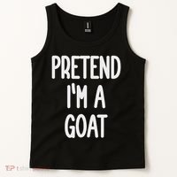 Pretend I'm A Goat Costume Tank Top thumb 2