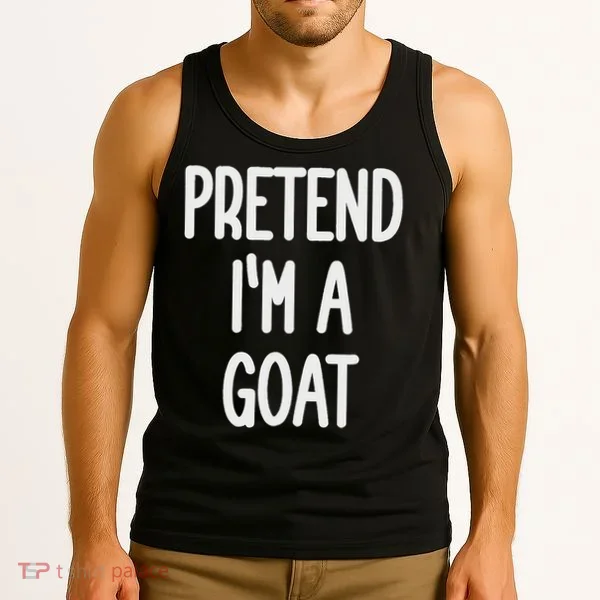 Pretend I'm A Goat Costume Tank Top