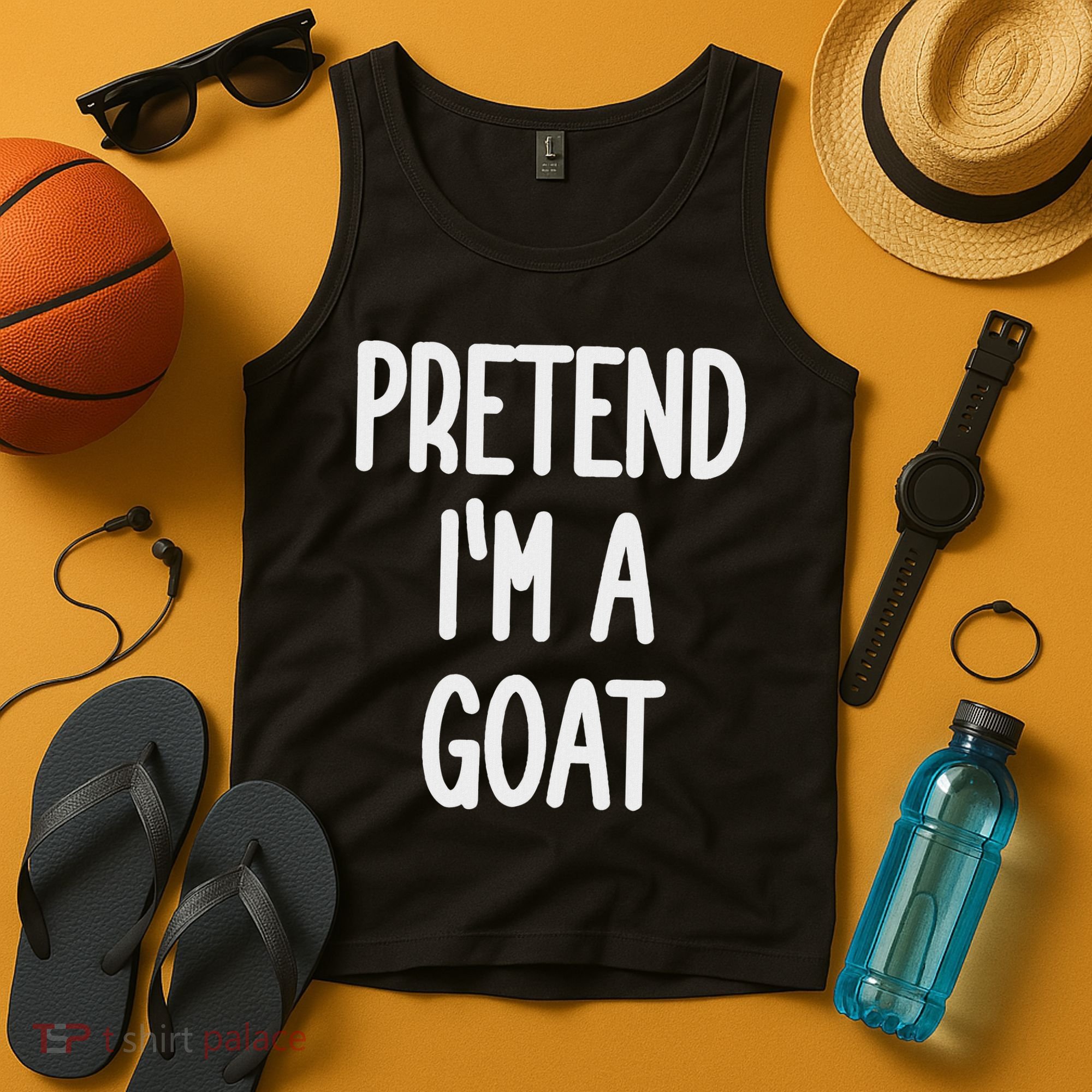 Pretend I'm A Goat Costume Tank Top