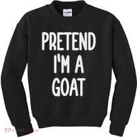 Pretend I'm A Goat Costume Kids Sweatshirt thumb 0