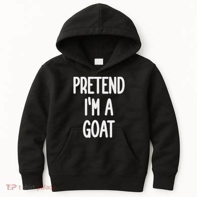 Pretend I'm A Goat Costume Kids Hoodie